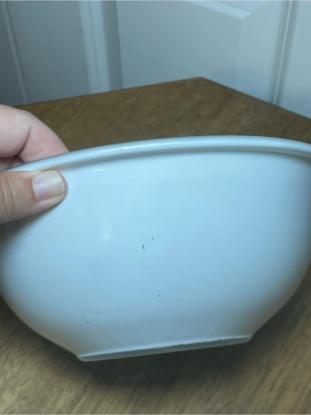 Vintage Pyrex White Opal Glass Mixing Serving Bowl 1.5L 9” USA